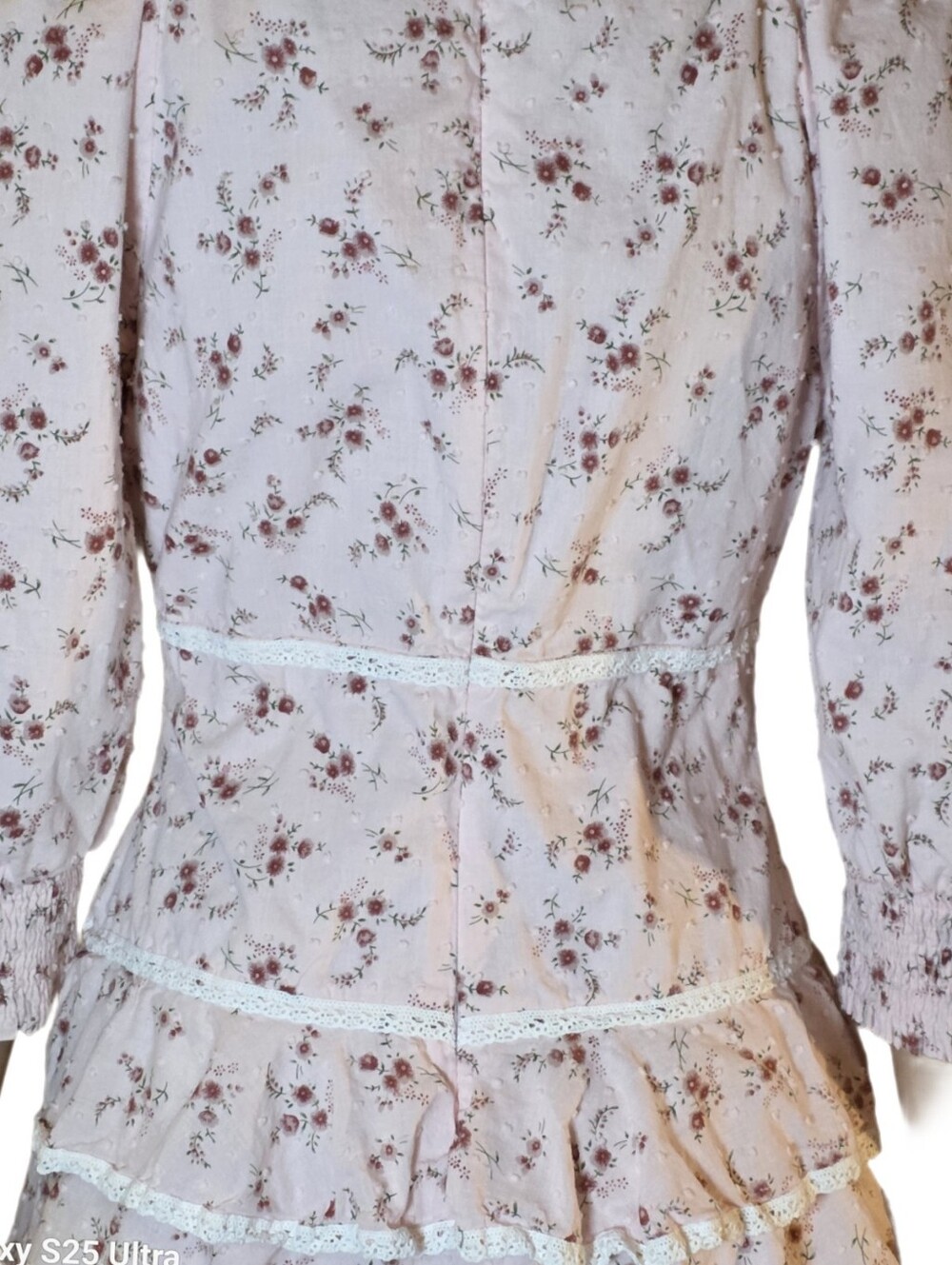 🌸 Lulus Lasting Bliss Pink Floral Ruffled Mini Dress M 🌸 - Picture 6 of 17
